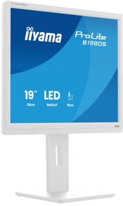 iiyama ProLite B1980S-W1 computer monitor 48,3 cm (19") 1280 x 1024 Pixels SVGA LED Wit