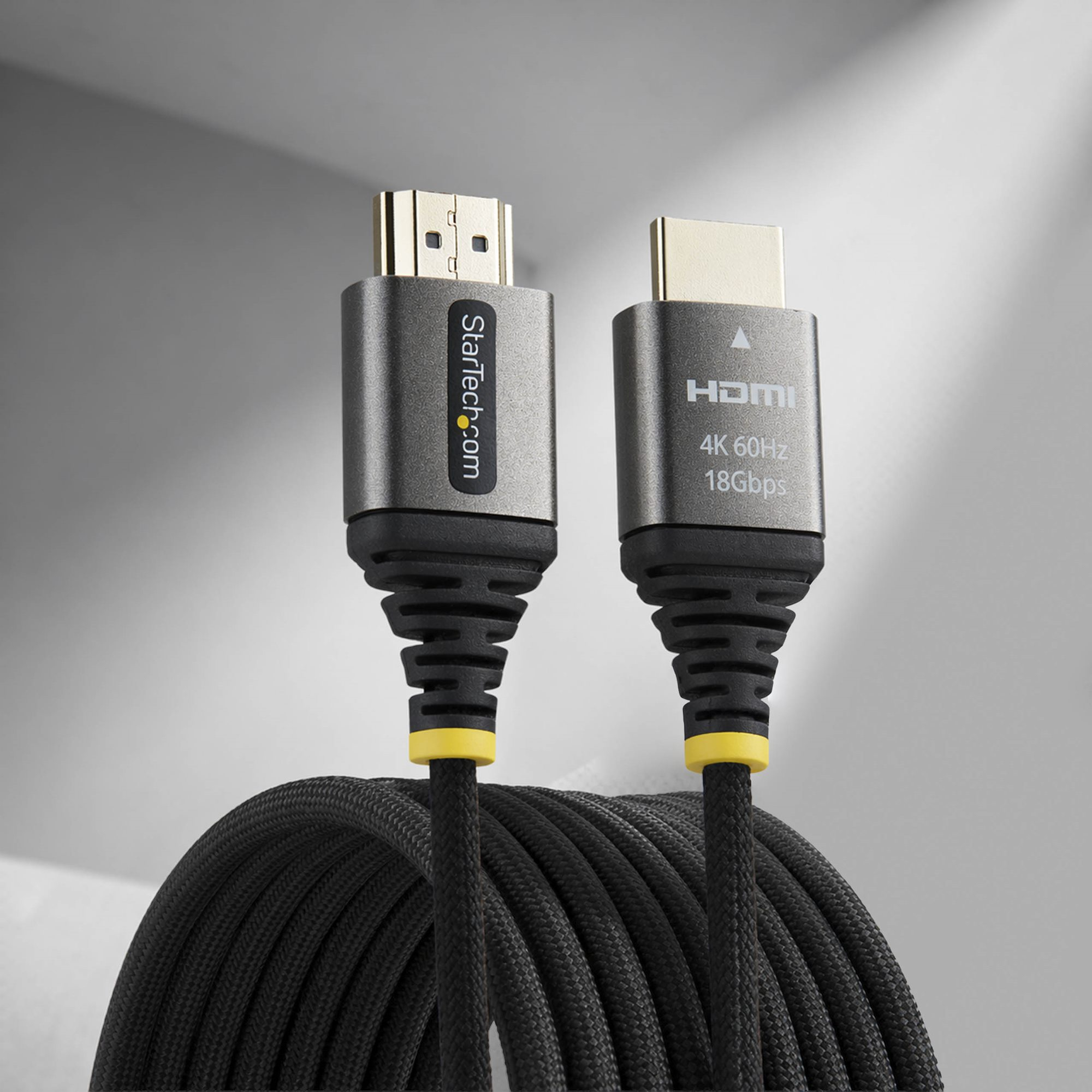 StarTech.com 3m Premium Gecertificeerde High Speed HDMI Kabel, Ultra Flexibele Gevlochten High Flex HDMI Kabel, 4K 60Hz / 1440p 144Hz met HDR10 / ARC, 18Gbps - Afbeelding 5