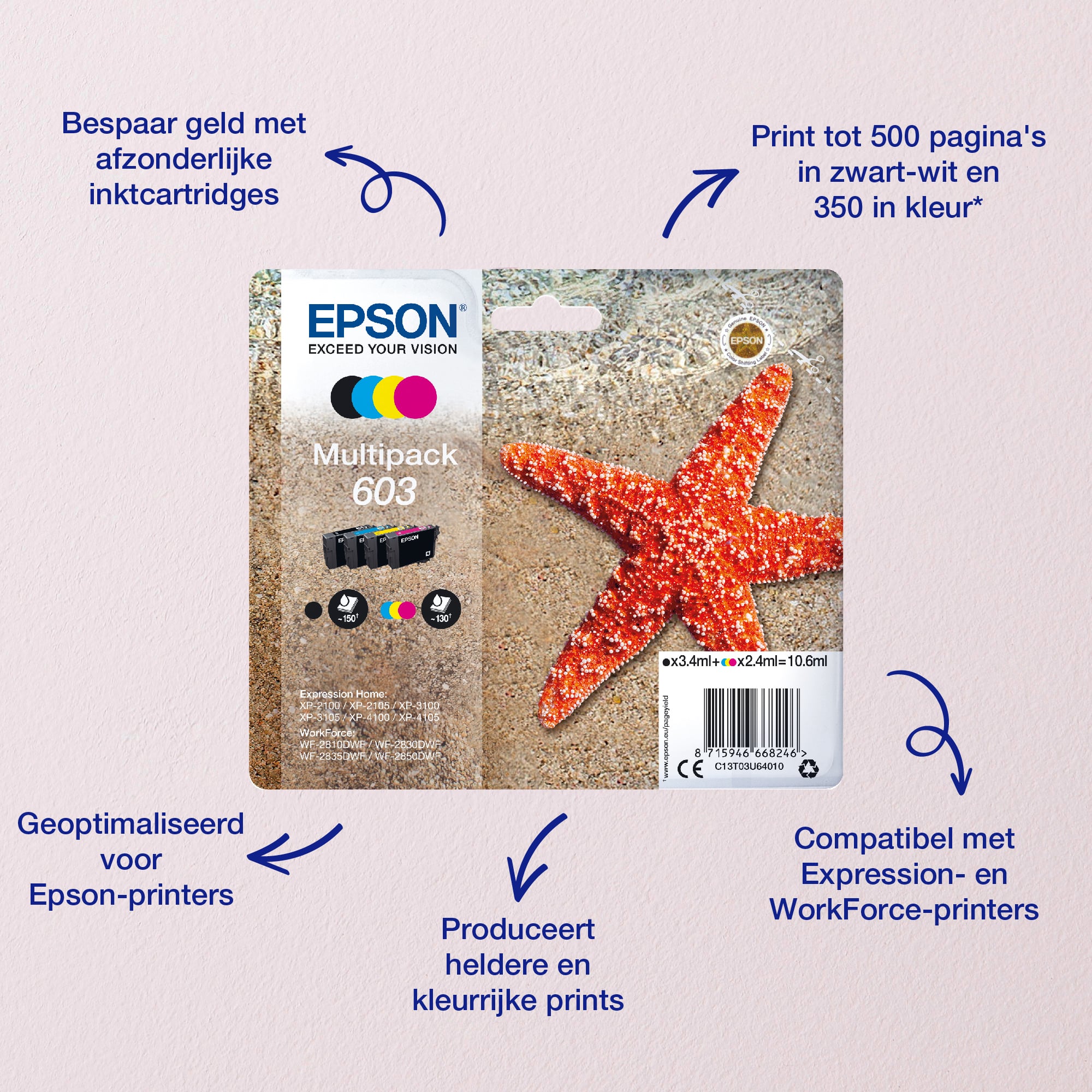 Epson Multipack 3-colours 603 Ink