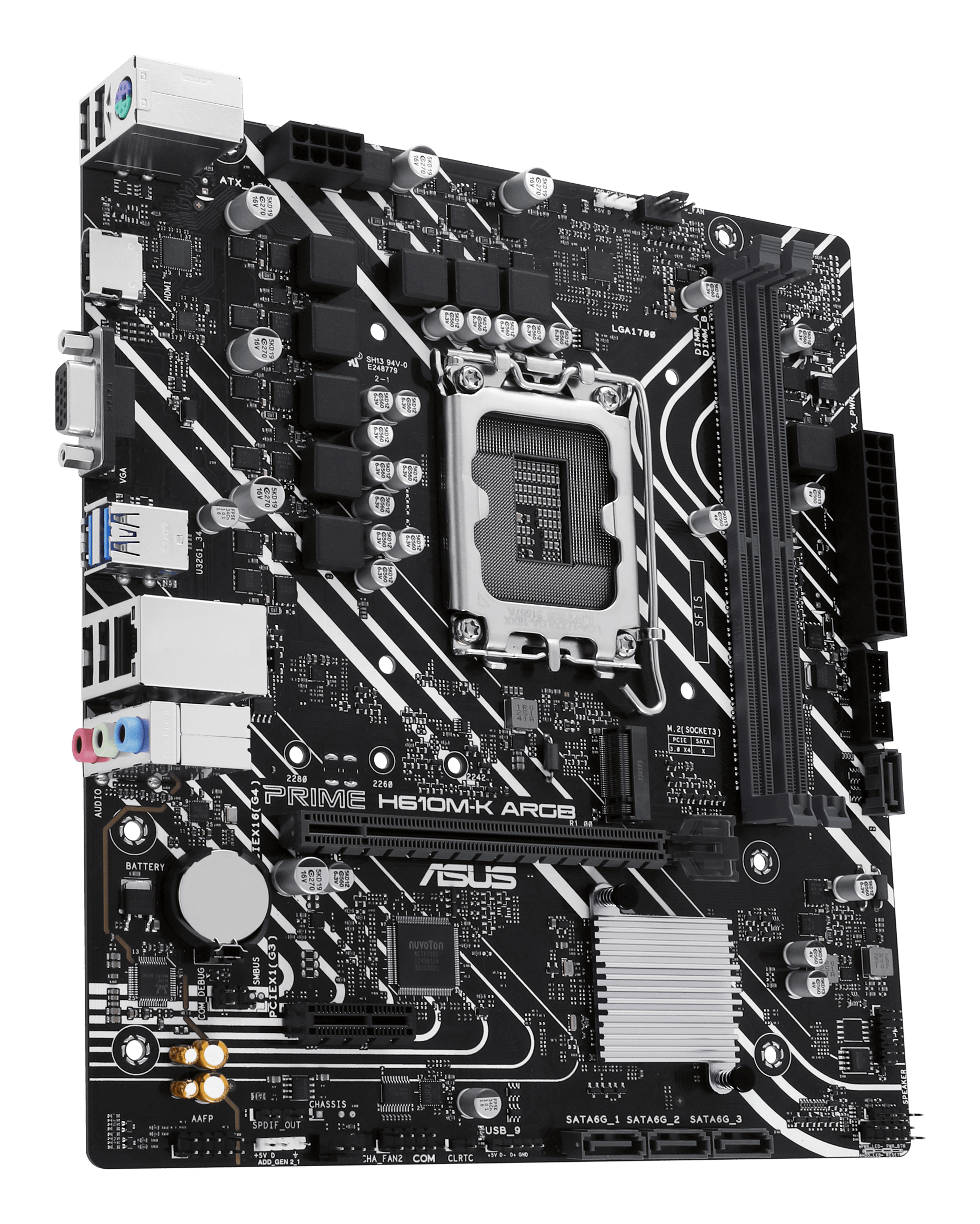 ASUS PRIME H610M-K ARGB Intel H610 LGA 1700 micro ATX - Afbeelding 5