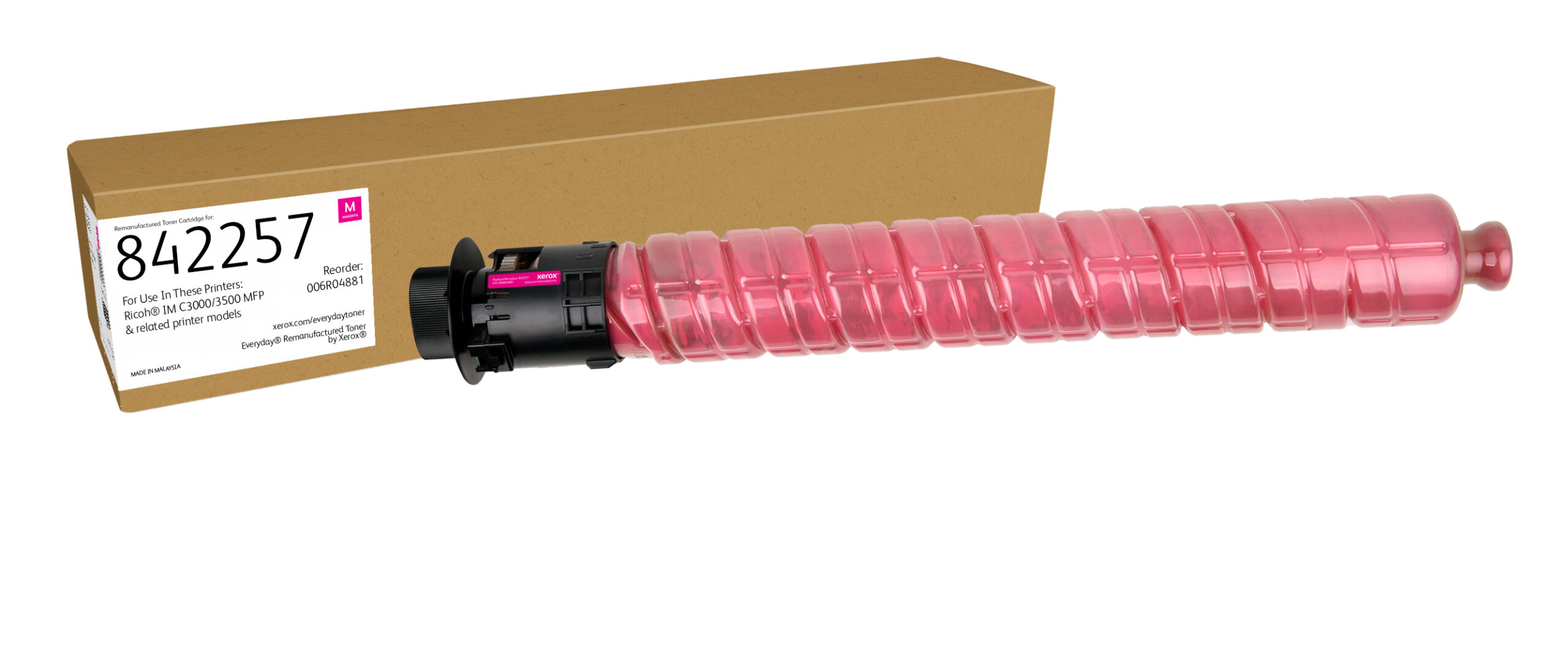 Everyday™ Magenta Remanufactured Toner van Xerox compatible met Ricoh (842257), Standaard capaciteit