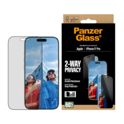 PanzerGlass ® 2-Way Privacy Screen Protector iPhone 17 Pro | Ultra-Wide Fit w. EasyAligner Doorzichtige schermbeschermer Apple 1 stuk(s) - Afbeelding 3
