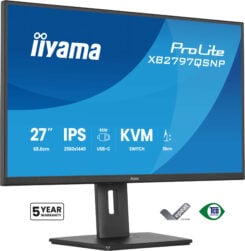 iiyama ProLite XB2797QSNP-B1 computer monitor 68,6 cm (27") 2560 x 1440 Pixels Quad HD LCD Zwart - Afbeelding 2