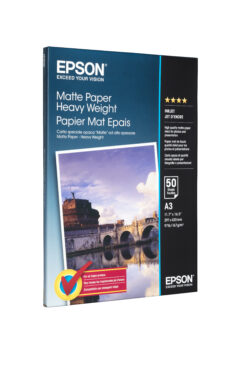 Epson Matte Paper Heavy Weight, DIN A3, 167g/m2, 50 Vel
