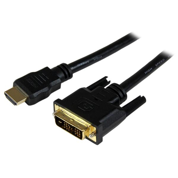 StarTech.com 1,5 m HDMI-naar-DVI-D-kabel - M/M - Afbeelding 2