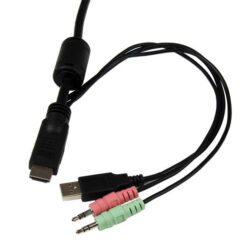 StarTech.com 2-poorts USB HDMI-kabel KVM-switch met audio en remote switch – met USB-voeding - Afbeelding 4