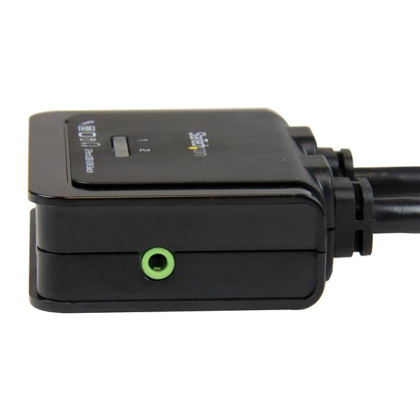 StarTech.com 2-poorts USB HDMI-kabel KVM-switch met audio en remote switch – met USB-voeding - Afbeelding 5