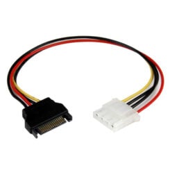 StarTech.com 30 cm SATA-naar-LP4-voedingskabeladapter - F/M