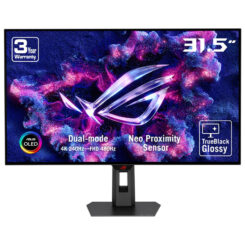 ASUS ROG Strix XG32UCWMG computer monitor 80 cm (31.5") 3840 x 2160 Pixels 4K Ultra HD OLED Zwart