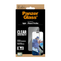 PanzerGlass ® Screen Protector iPhone 17 Pro Max | Ultra-Wide Fit w. EasyAligner Doorzichtige schermbeschermer Apple 1 stuk(s) - Afbeelding 4