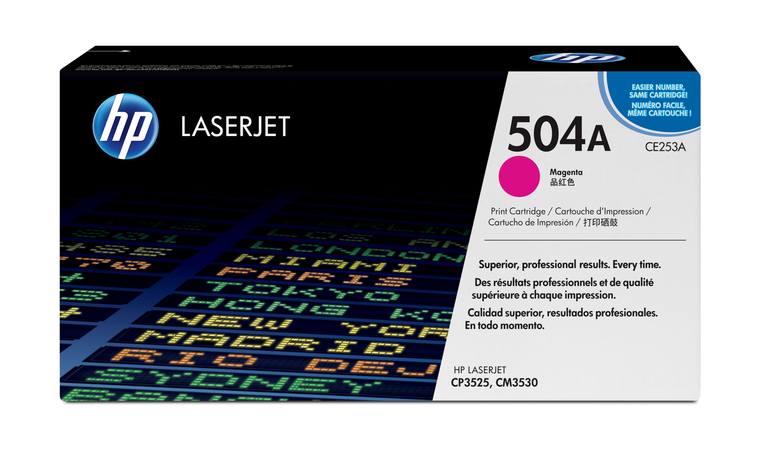 HP 504A originele magenta LaserJet tonercartridge - Afbeelding 2