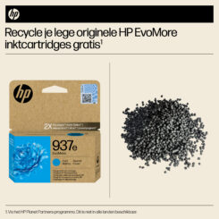 HP 937e EvoMore originele cyaan inktcartridge - Afbeelding 4