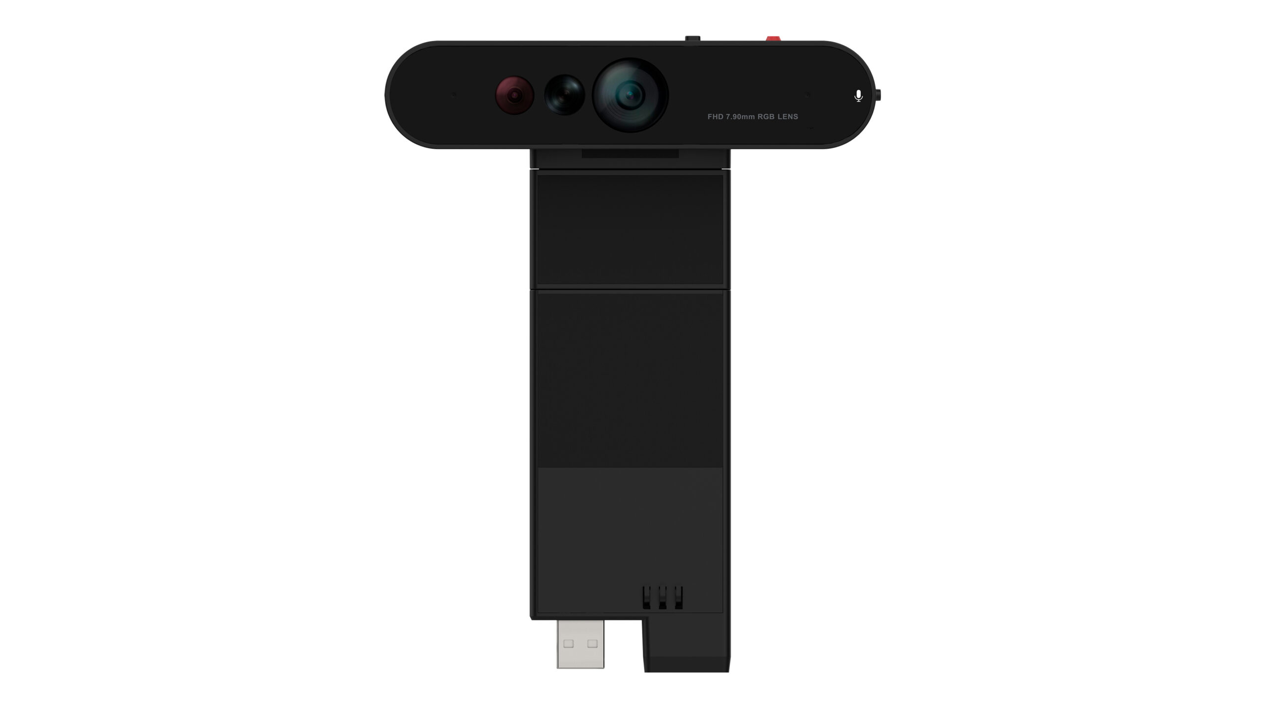 Lenovo ThinkVision MC60 webcam 1920 x 1080 Pixels USB 2.0 Zwart - Afbeelding 2