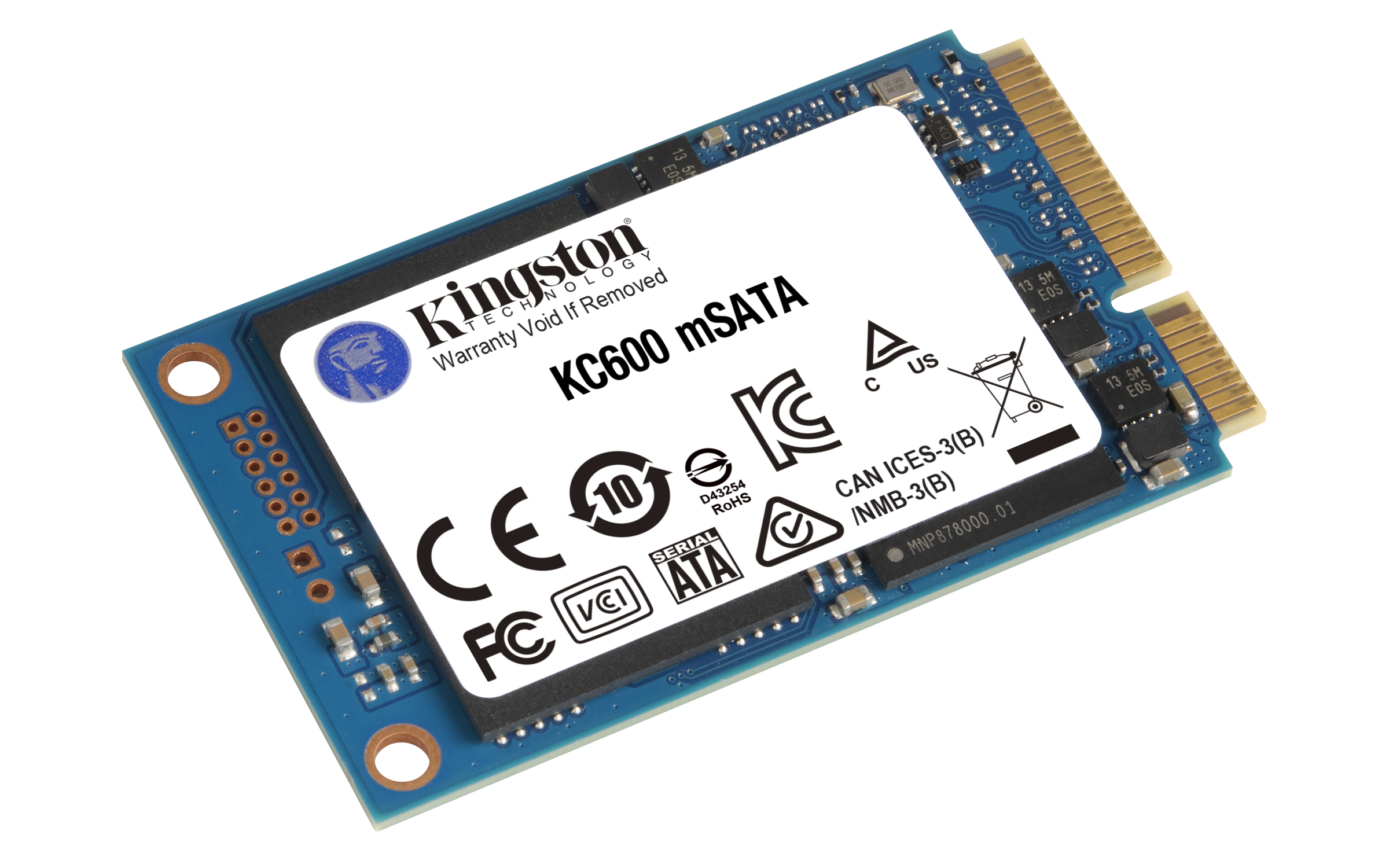 Kingston Technology 1024G SSD KC600 SATA3 mSATA - Afbeelding 4