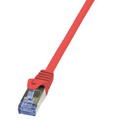 LogiLink 0.25m Cat.6A 10G S/FTP netwerkkabel Rood 0,25 m Cat6a S/FTP (S-STP)