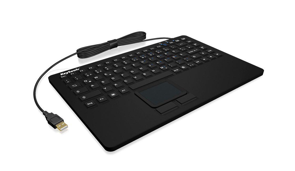 KeySonic KSK-5230 IN (US) toetsenbord Kantoor USB QWERTY Amerikaans Engels Zwart - Afbeelding 5