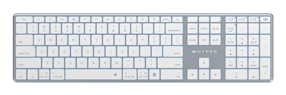 Targus HS2310UK toetsenbord Thuis/Werk Bluetooth QWERTY Brits Engels Grijs - Afbeelding 2