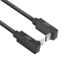 ACT USB 3.0 10Gbps 60W USB Type-C (haaks boven/beneden) naar USB Type-C (haaks boven/beneden) kabel, 0,5 meter