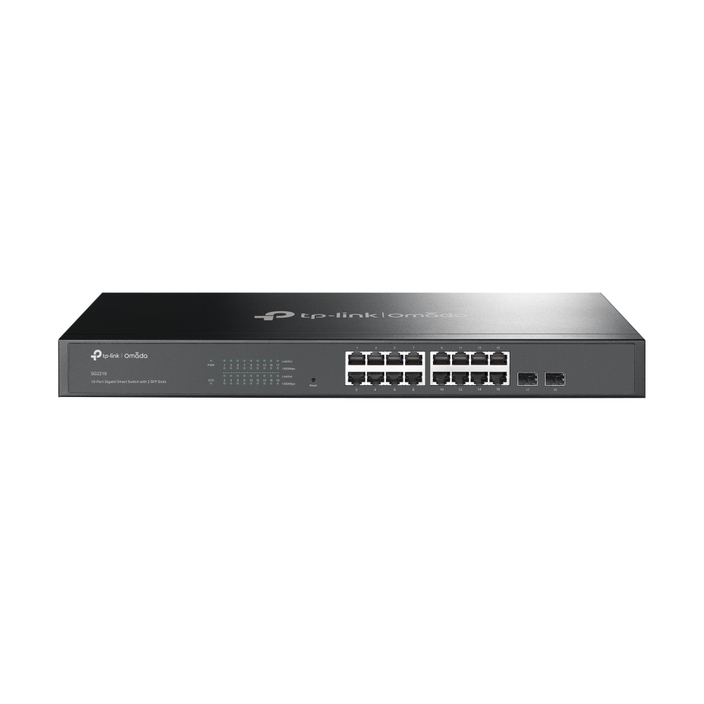 TP-Link Omada SG2218 netwerk-switch Managed L2/L2+ Gigabit Ethernet (10/100/1000) 1U Zwart - Afbeelding 2