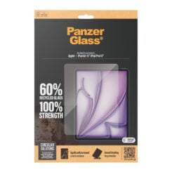 PanzerGlass ® Screen Protector iPad Air 13'' (2024-2026) | iPad Pro 13'' (2024-2025) | Ultra-Wide Fit Doorzichtige schermbeschermer Apple 1 stuk(s) - Afbeelding 4