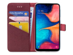 My Style Flex Wallet for Samsung Galaxy A20e Bordeaux - Afbeelding 2