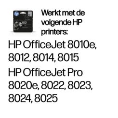 HP 912 originele zwarte inktcartridge - Afbeelding 3