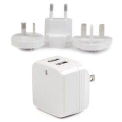 StarTech.com 2-poorts USB-lader - hoog vermogen (17 W / 3,4 A) - reislader (internationaal) - wit - Afbeelding 6