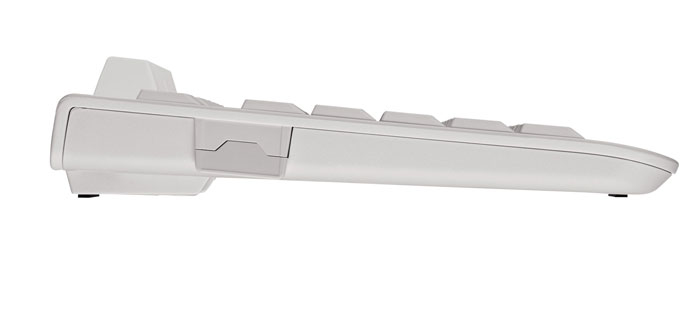 CHERRY KC 1000 SC toetsenbord Universeel USB AZERTY Belgisch Wit - Afbeelding 3