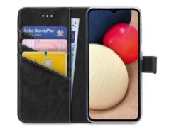 My Style Flex Wallet for Samsung Galaxy A02s Black - Afbeelding 2