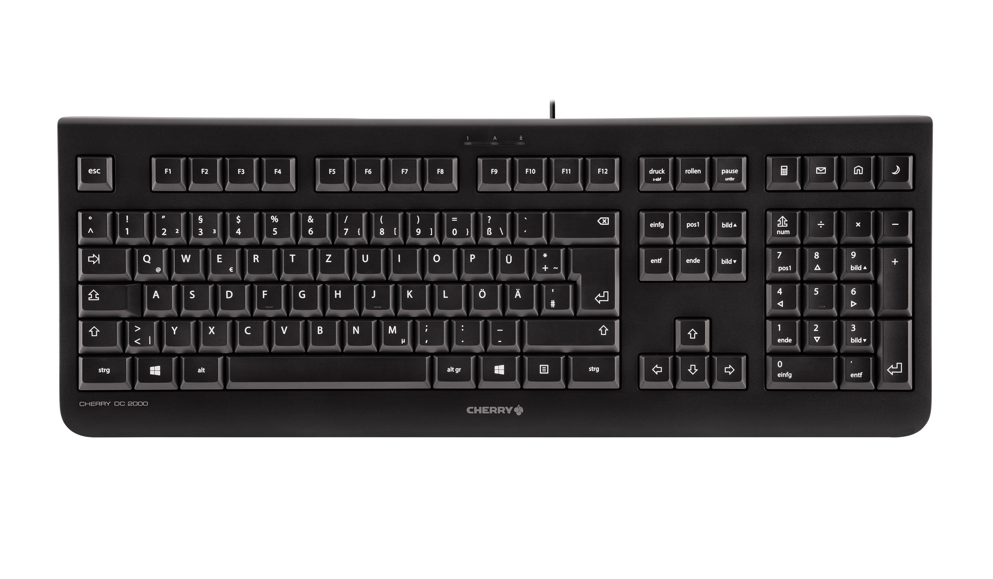 CHERRY DC 2000 toetsenbord Inclusief muis Universeel USB Belgisch Zwart - Afbeelding 4