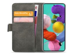 Mobilize Classic Gelly Wallet Book Case Samsung Galaxy A51 5G Black - Afbeelding 3
