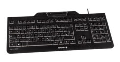 CHERRY KC 1000 SC toetsenbord Universeel USB AZERTY Belgisch Zwart - Afbeelding 4