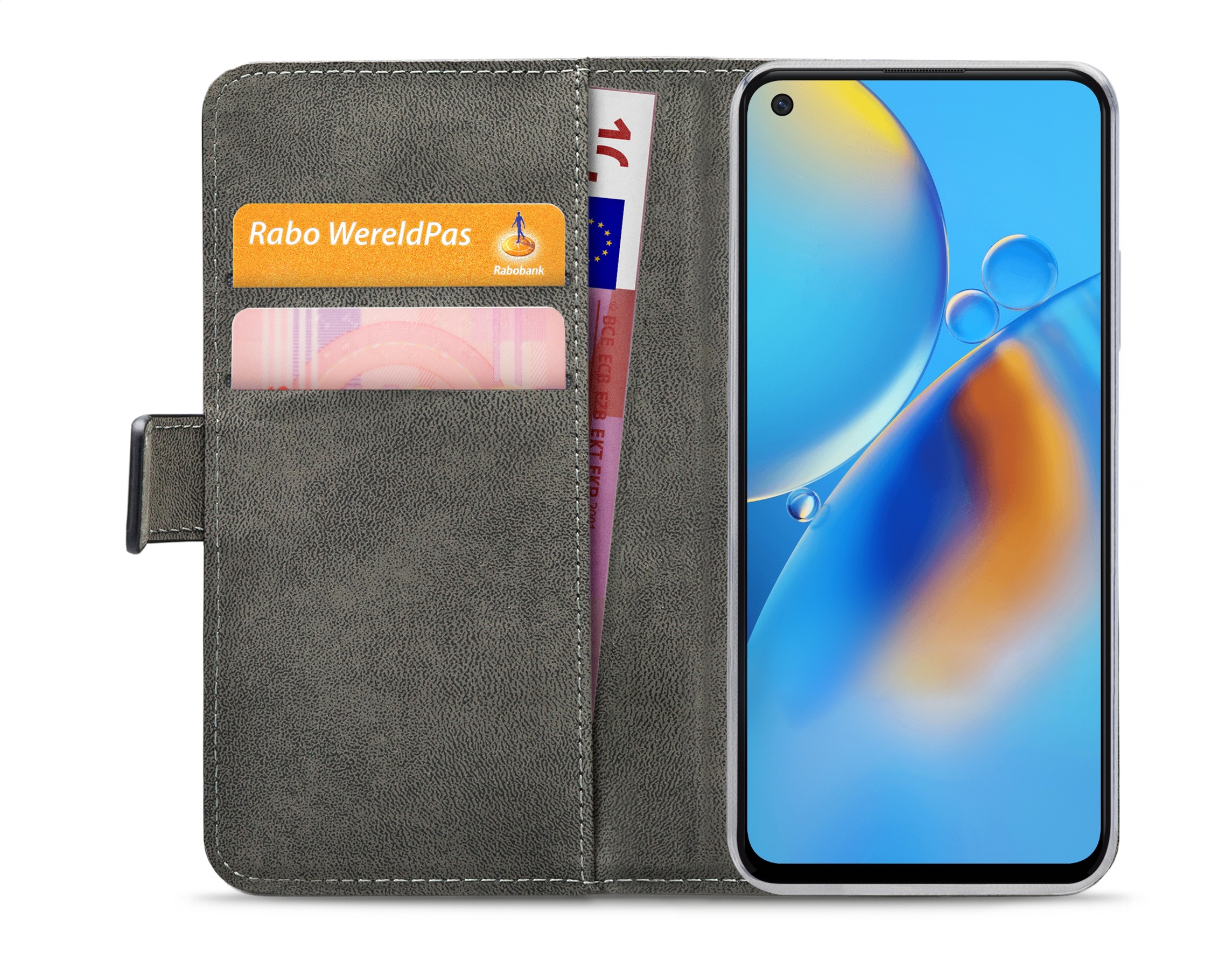 Mobilize Classic Gelly Wallet Book Case OPPO A74 4G Black - Afbeelding 3