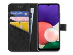 My Style Flex Wallet for Samsung Galaxy A22 5G Black - Afbeelding 2