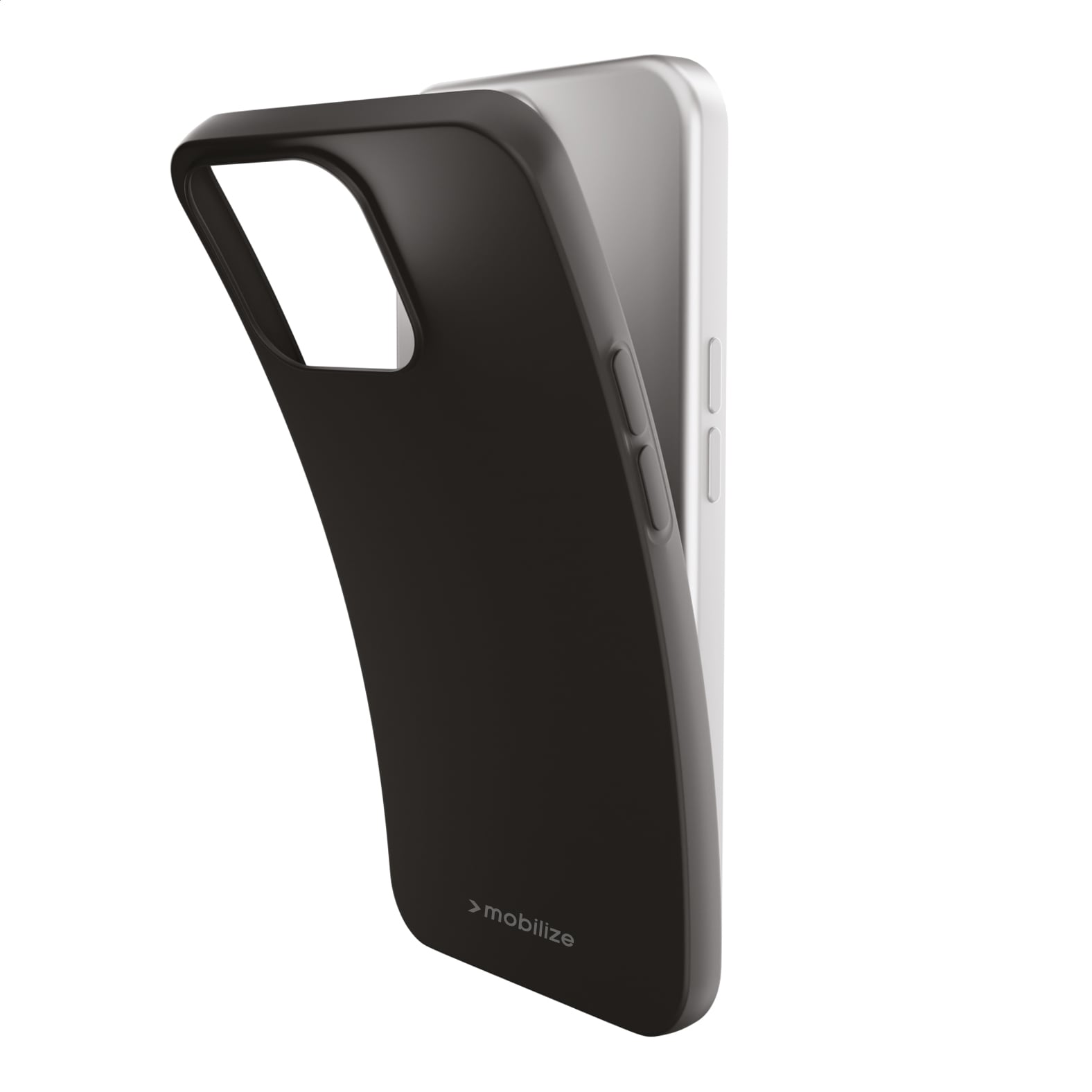 Mobilize Rubber Gelly Case Samsung Galaxy M22/M32 Matt Black - Afbeelding 2