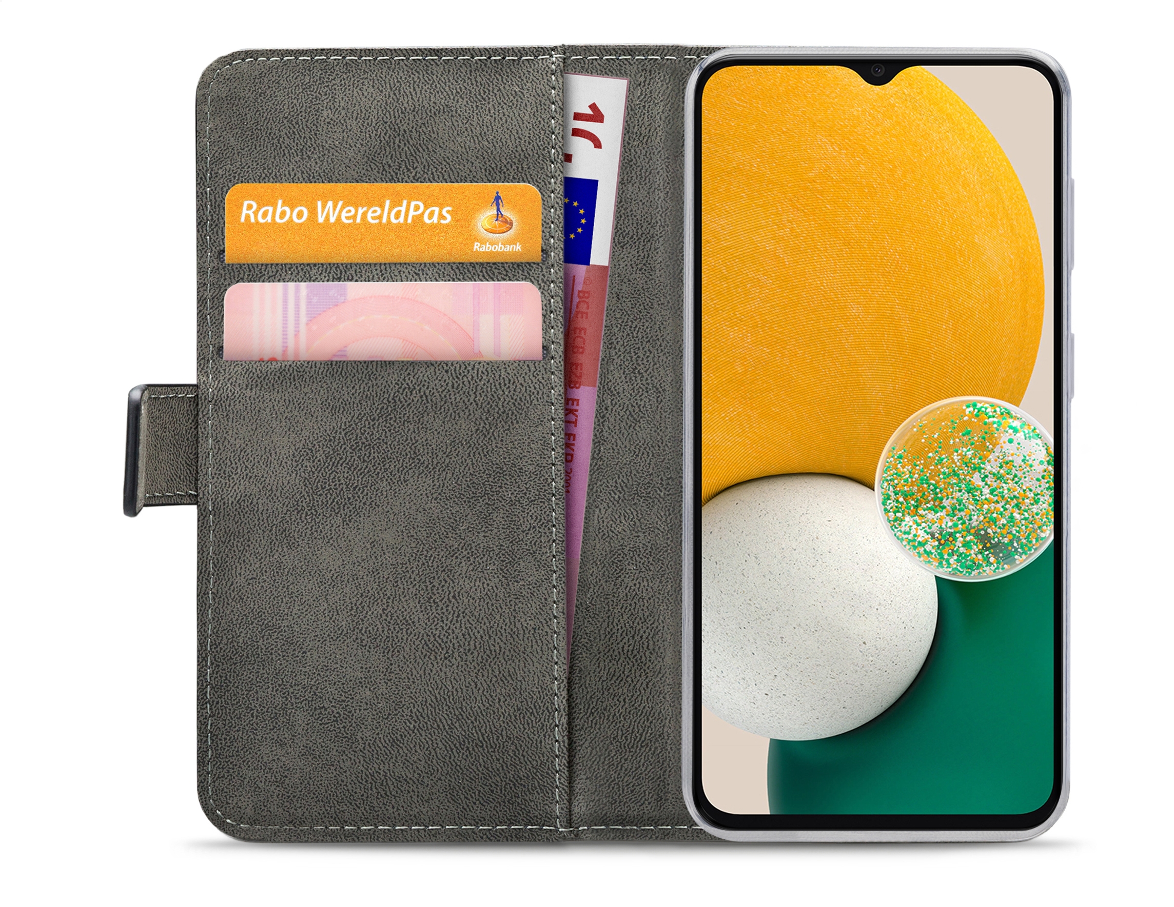 Mobilize Classic Gelly Wallet Book Case Samsung Galaxy A04s/A13 5G Black - Afbeelding 3