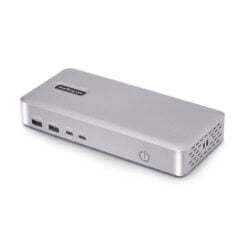 StarTech.com Dual-Monitor USB4 Docking Station, Dual 4K 120Hz of Single 8K 60Hz HDMI, 100W Laptop Charging, 2.5GbE, USB-C Multi-Monitor Dock, Zonder Drivers