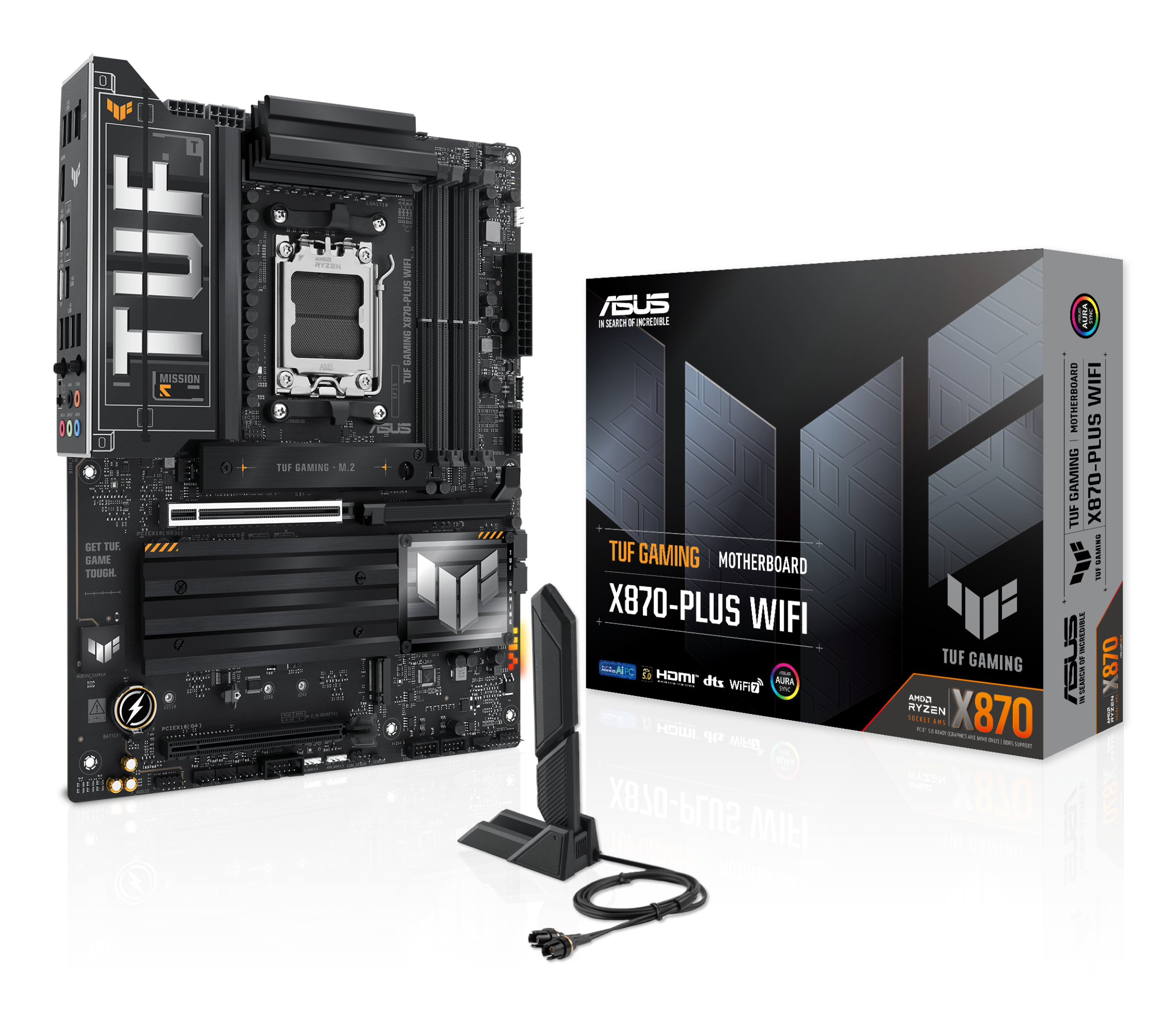 ASUS TUF GAMING X870-PLUS WIFI AMD X870 Socket AM5 ATX - Afbeelding 2