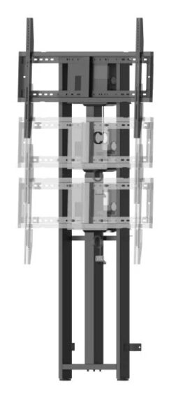 Viewsonic VB-STND-104 bevestiging voor signage-beeldschermen 2,18 m (86") Zwart - Afbeelding 6