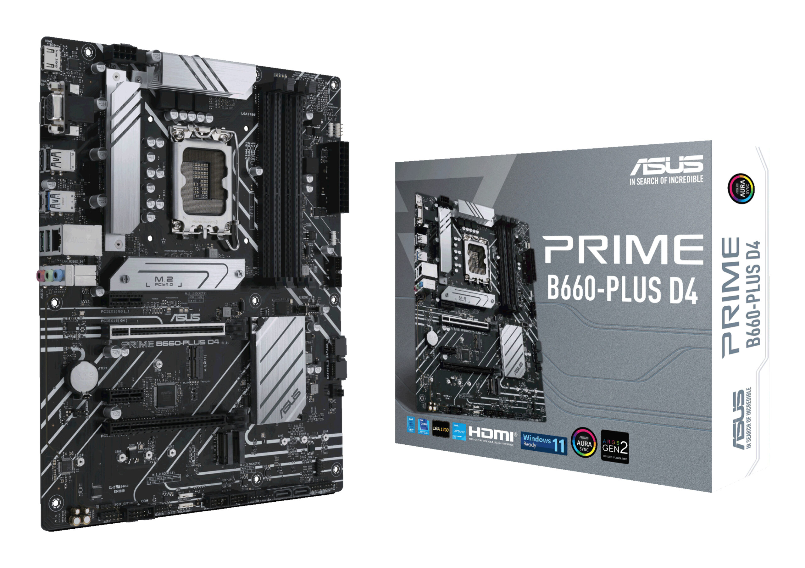 ASUS PRIME B660-PLUS D4 Intel B660 LGA 1700 ATX - Afbeelding 2