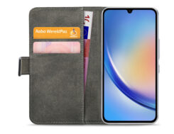 Mobilize Classic Gelly Wallet Book Case Samsung Galaxy A34 5G Black - Afbeelding 3