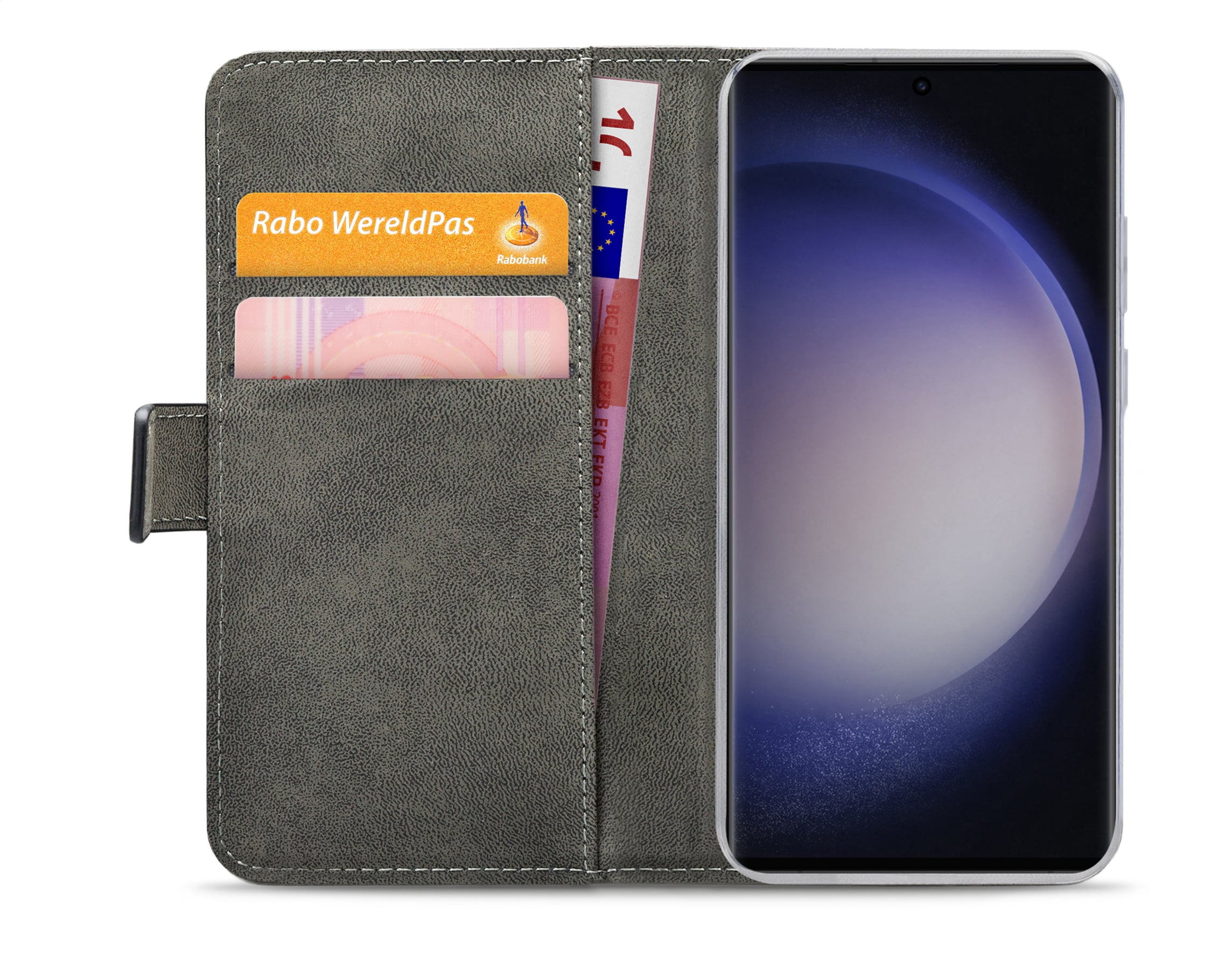 Mobilize Classic Gelly Wallet Book Case Samsung Galaxy S23 Ultra 5G Black - Afbeelding 3