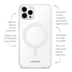 Mobilize Magsafe Compatible Naked Protection Case for Apple iPhone 15 Clear - Afbeelding 7
