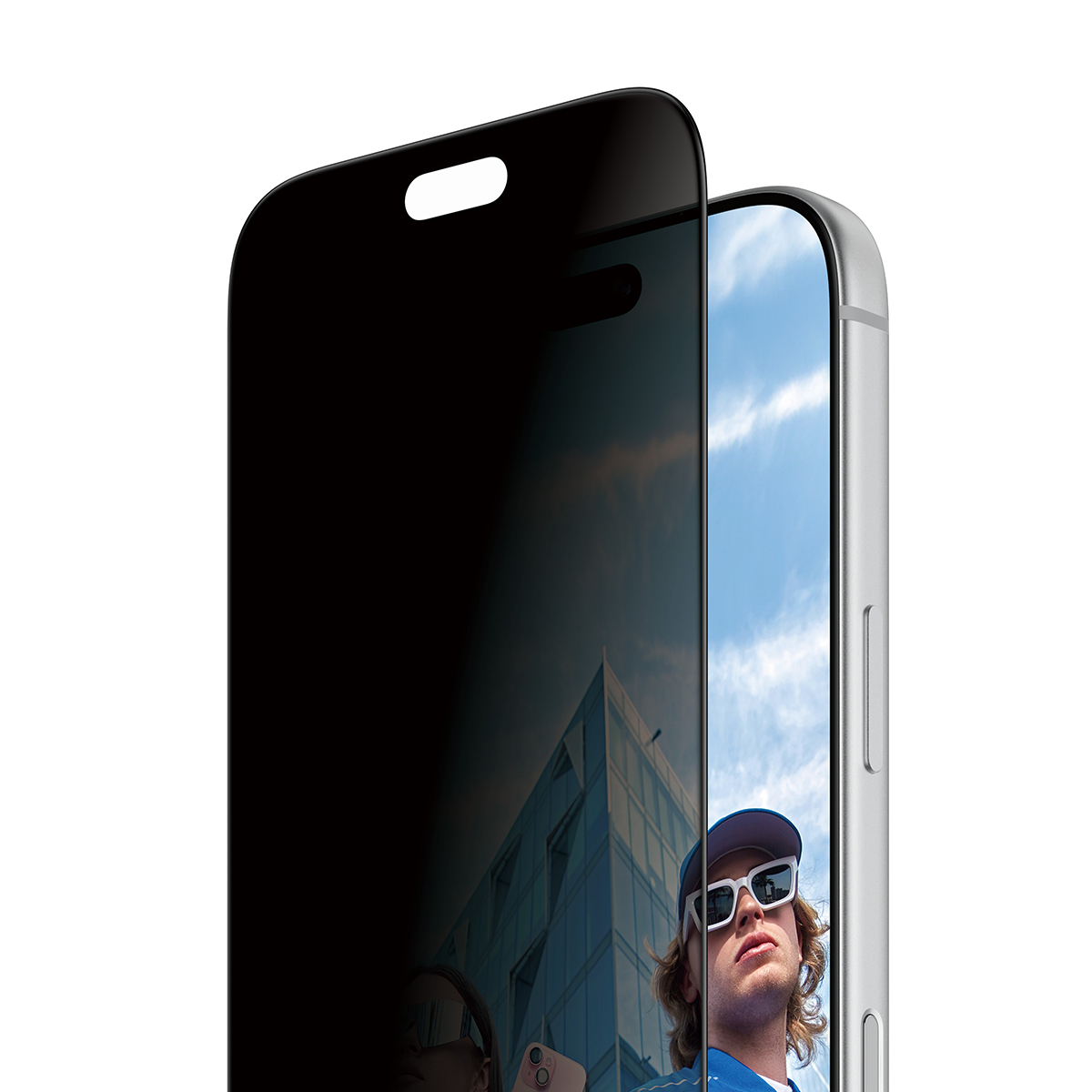 PanzerGlass ® 2-Way Privacy Screen Protector iPhone 2026 Pro | Ultra-Wide Fit w. FASTFIT IN-A-BOX Doorzichtige schermbeschermer 1 stuk(s) - Afbeelding 2
