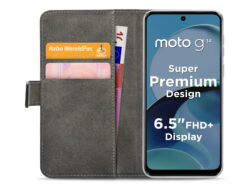 Mobilize Classic Gelly Wallet Book Case Motorola Moto G14 Black - Afbeelding 3