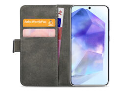 Mobilize Classic Gelly Wallet Book Case Samsung Galaxy A55 5G Black - Afbeelding 3