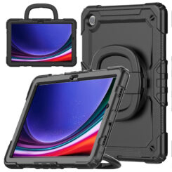Mobilize Rotating Defender Case Stand Function for Samsung Galaxy Tab A9+ Black - Afbeelding 2