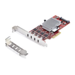 StarTech.com 4-Port USB-C PCIe Kaart, USB 3.2 10Gbps, USB Type-C PCI Express Uitbreidingskaart, 4x Onafhankelijke USB Controllers, Windows/Linux/macOS, TAA-Compliant