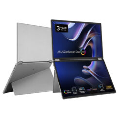 ASUS ZenScreen Duo OLED MQ149CD computer monitor 35,6 cm (14") 1920 x 1200 Pixels WUXGA Zilver