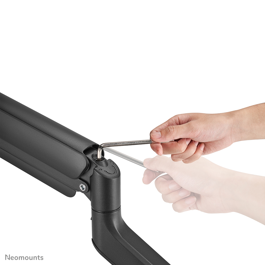 Neomounts DS70PLUS-450BL1 Monitorarm 17-49" - gasveer - Topfix - 180°-stop - Afbeelding 6
